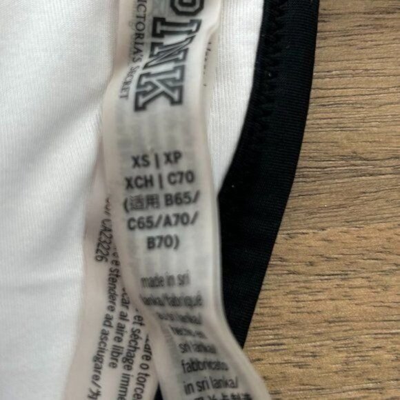 Victoria Secret Pink Triangle Halter Swim Top - Picture 4 of 5